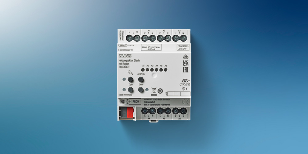 KNX Heizungsaktor 6-fach bei Harald Merget Elektrotechnik GmbH in Laufach
